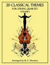 20 Classical Themes for String Quartet: Volume 1 P.O.D cover